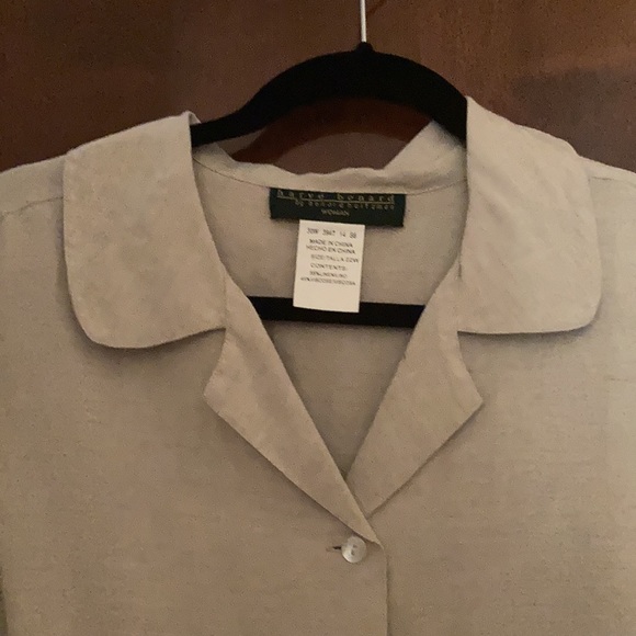 NWT Beautiful Linen Blend Blouse, size 22W - Picture 2 of 3